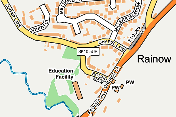 SK10 5UB map - OS OpenMap – Local (Ordnance Survey) SK10 5UB map - OS OpenMap – Local (Ordnance Survey)