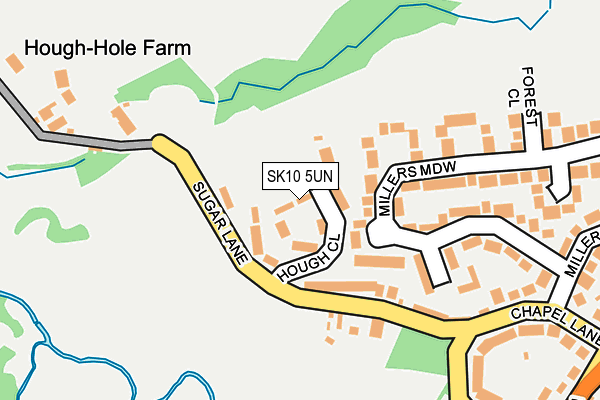 SK10 5UN map - OS OpenMap – Local (Ordnance Survey) SK10 5UN map - OS OpenMap – Local (Ordnance Survey)