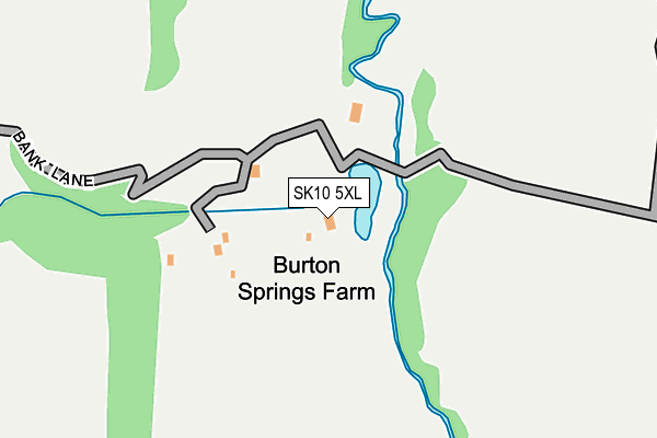 SK10 5XL map - OS OpenMap – Local (Ordnance Survey)