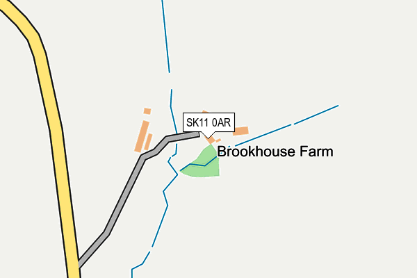 SK11 0AR map - OS OpenMap – Local (Ordnance Survey) SK11 0AR map - OS OpenMap – Local (Ordnance Survey)