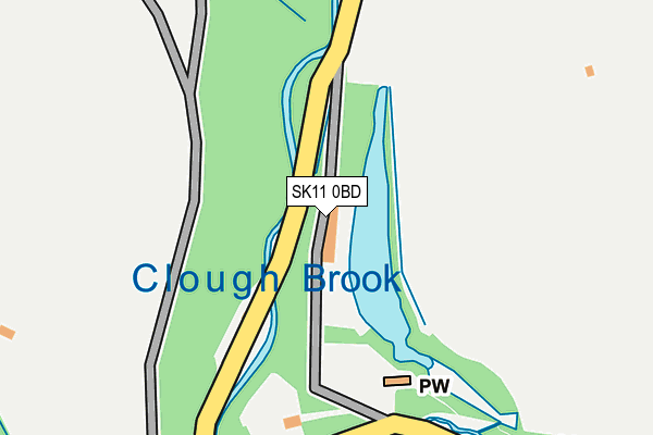 SK11 0BD map - OS OpenMap – Local (Ordnance Survey) SK11 0BD map - OS OpenMap – Local (Ordnance Survey)