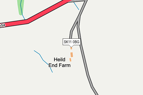 SK11 0BG map - OS OpenMap – Local (Ordnance Survey) SK11 0BG map - OS OpenMap – Local (Ordnance Survey)