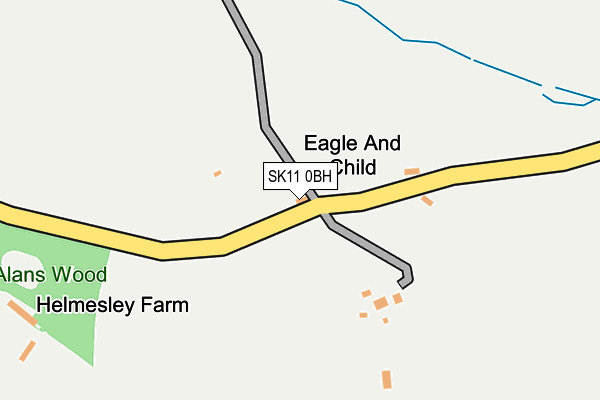 SK11 0BH map - OS OpenMap – Local (Ordnance Survey) SK11 0BH map - OS OpenMap – Local (Ordnance Survey)