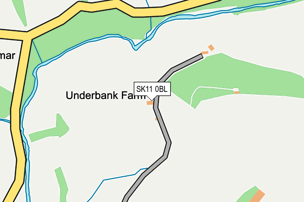 SK11 0BL map - OS OpenMap – Local (Ordnance Survey) SK11 0BL map - OS OpenMap – Local (Ordnance Survey)