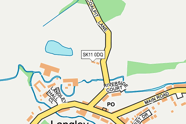 SK11 0DQ map - OS OpenMap – Local (Ordnance Survey)
