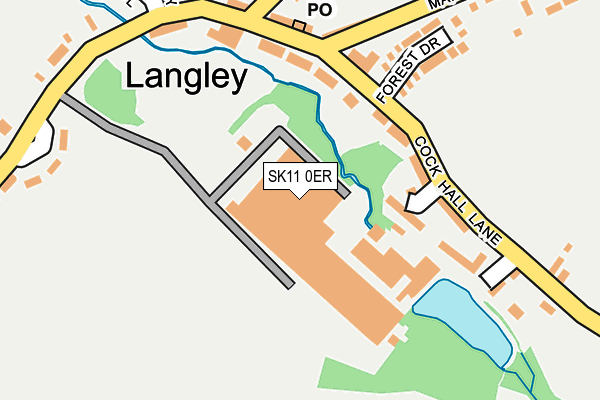 SK11 0ER map - OS OpenMap – Local (Ordnance Survey) SK11 0ER map - OS OpenMap – Local (Ordnance Survey)