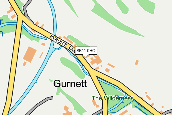 SK11 0HQ map - OS OpenMap – Local (Ordnance Survey)