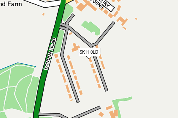 SK11 0LD map - OS OpenMap – Local (Ordnance Survey) SK11 0LD map - OS OpenMap – Local (Ordnance Survey)