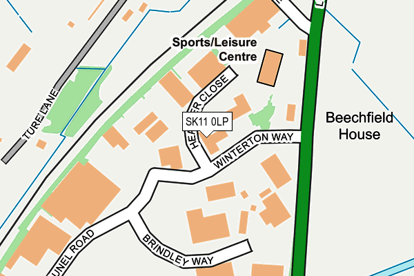 SK11 0LP map - OS OpenMap – Local (Ordnance Survey) SK11 0LP map - OS OpenMap – Local (Ordnance Survey)