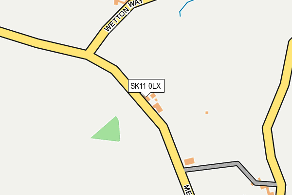 SK11 0LX map - OS OpenMap – Local (Ordnance Survey) SK11 0LX map - OS OpenMap – Local (Ordnance Survey)