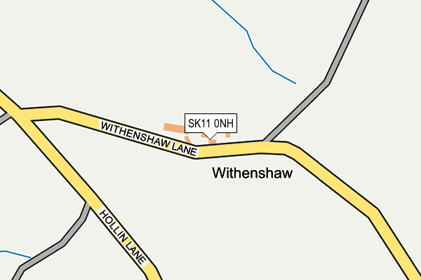 SK11 0NH map - OS OpenMap – Local (Ordnance Survey) SK11 0NH map - OS OpenMap – Local (Ordnance Survey)