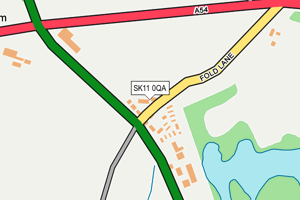 SK11 0QA map - OS OpenMap – Local (Ordnance Survey) SK11 0QA map - OS OpenMap – Local (Ordnance Survey)