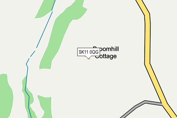 SK11 0QG map - OS OpenMap – Local (Ordnance Survey)