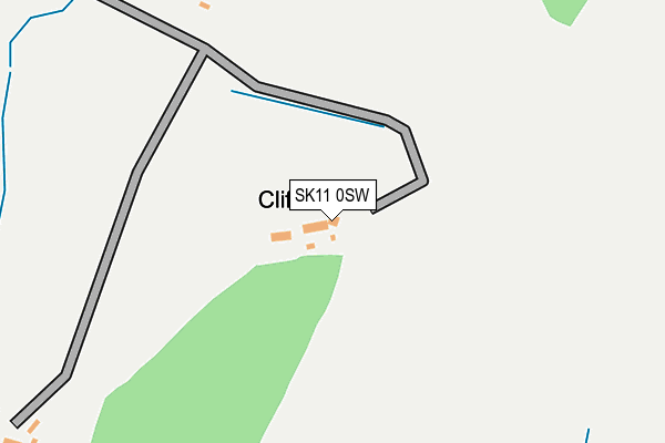 SK11 0SW map - OS OpenMap – Local (Ordnance Survey) SK11 0SW map - OS OpenMap – Local (Ordnance Survey)