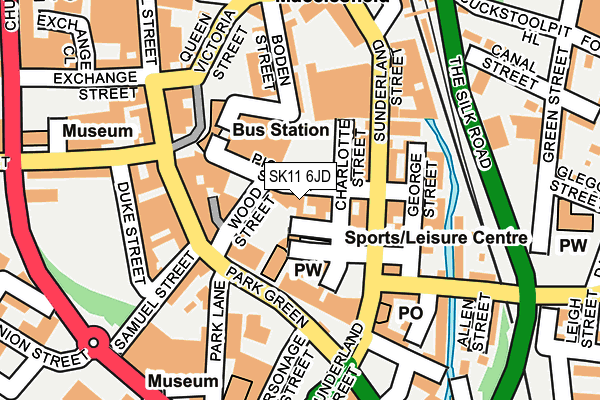 SK11 6JD map - OS OpenMap – Local (Ordnance Survey) SK11 6JD map - OS OpenMap – Local (Ordnance Survey)