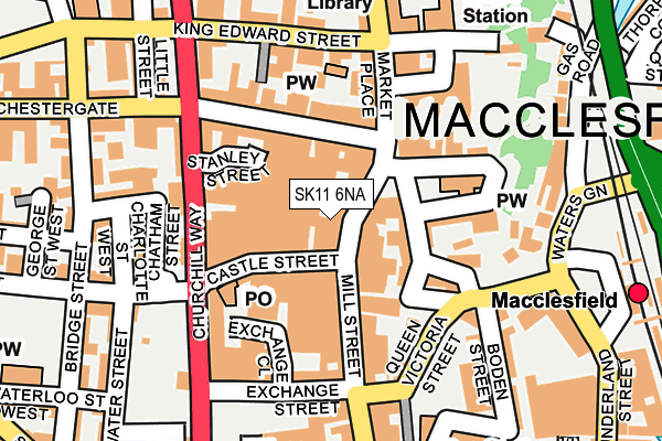 SK11 6NA map - OS OpenMap – Local (Ordnance Survey) SK11 6NA map - OS OpenMap – Local (Ordnance Survey)
