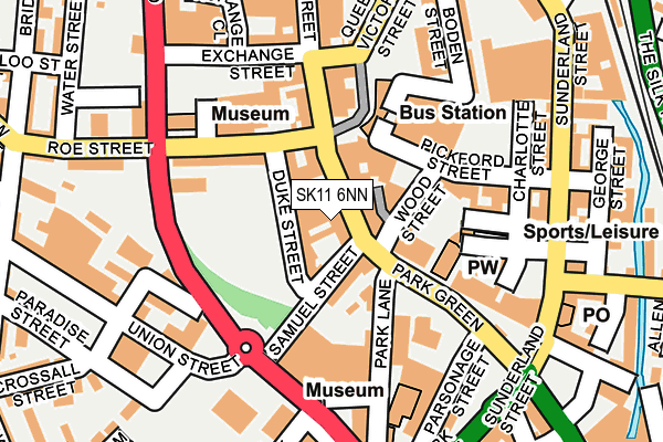 SK11 6NN map - OS OpenMap – Local (Ordnance Survey) SK11 6NN map - OS OpenMap – Local (Ordnance Survey)