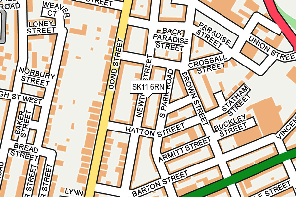 SK11 6RN map - OS OpenMap – Local (Ordnance Survey) SK11 6RN map - OS OpenMap – Local (Ordnance Survey)