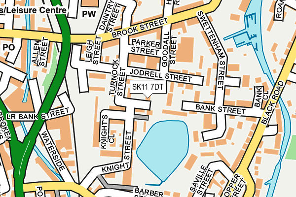 SK11 7DT map - OS OpenMap – Local (Ordnance Survey) SK11 7DT map - OS OpenMap – Local (Ordnance Survey)