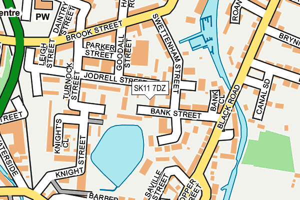 SK11 7DZ map - OS OpenMap – Local (Ordnance Survey) SK11 7DZ map - OS OpenMap – Local (Ordnance Survey)