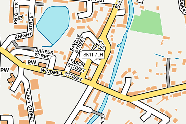 SK11 7LH map - OS OpenMap – Local (Ordnance Survey) SK11 7LH map - OS OpenMap – Local (Ordnance Survey)