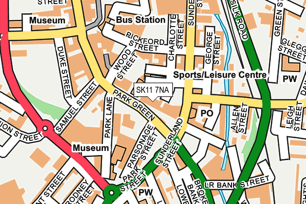 SK11 7NA map - OS OpenMap – Local (Ordnance Survey) SK11 7NA map - OS OpenMap – Local (Ordnance Survey)