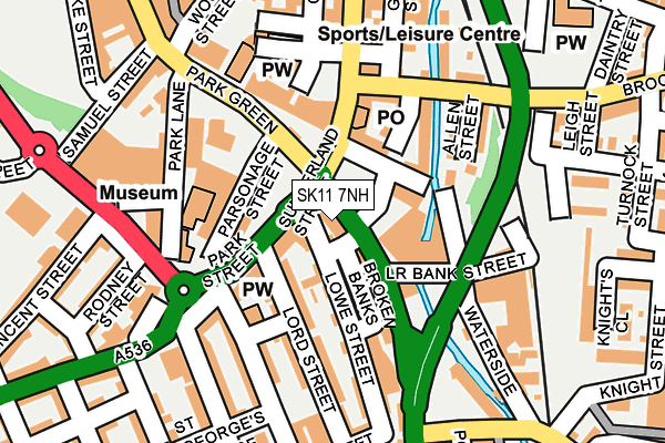 SK11 7NH map - OS OpenMap – Local (Ordnance Survey) SK11 7NH map - OS OpenMap – Local (Ordnance Survey)
