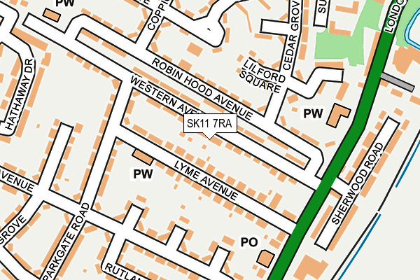 SK11 7RA map - OS OpenMap – Local (Ordnance Survey) SK11 7RA map - OS OpenMap – Local (Ordnance Survey)