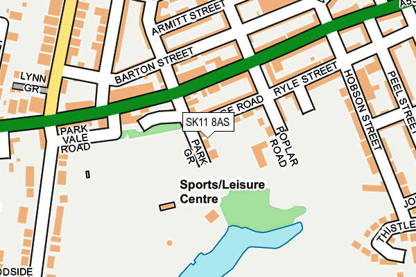 SK11 8AS map - OS OpenMap – Local (Ordnance Survey) SK11 8AS map - OS OpenMap – Local (Ordnance Survey)
