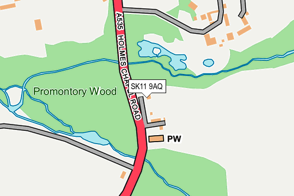 SK11 9AQ map - OS OpenMap – Local (Ordnance Survey) SK11 9AQ map - OS OpenMap – Local (Ordnance Survey)