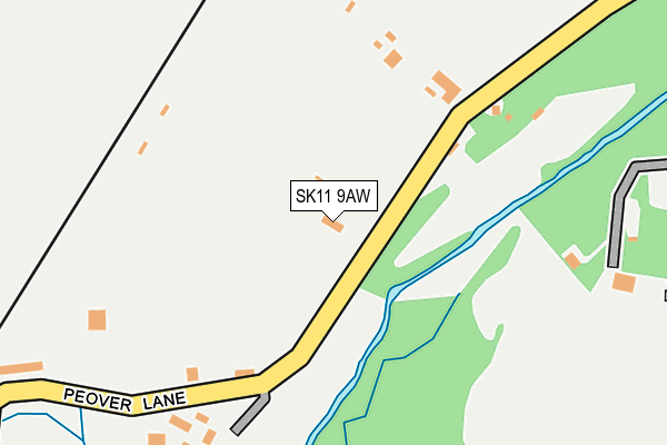 SK11 9AW map - OS OpenMap – Local (Ordnance Survey) SK11 9AW map - OS OpenMap – Local (Ordnance Survey)