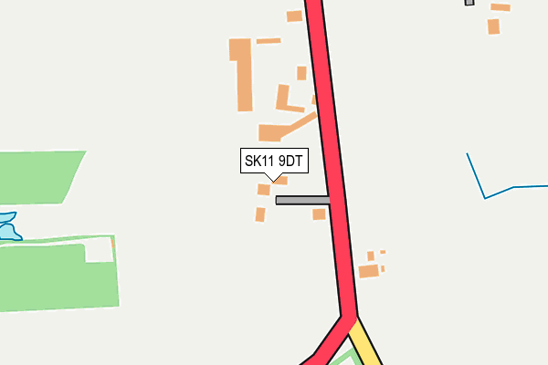 SK11 9DT map - OS OpenMap – Local (Ordnance Survey) SK11 9DT map - OS OpenMap – Local (Ordnance Survey)