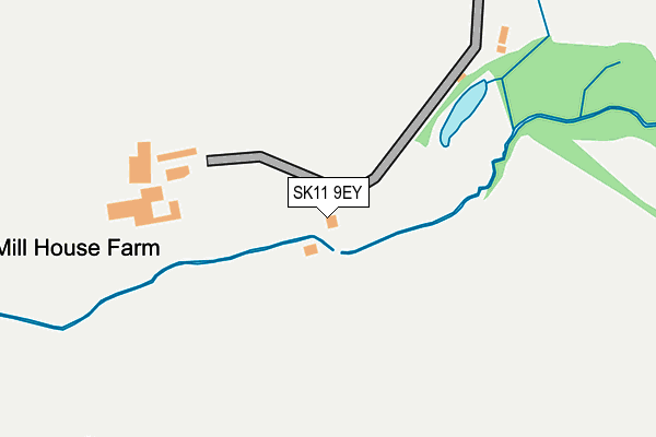 SK11 9EY map - OS OpenMap – Local (Ordnance Survey)