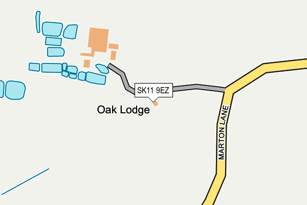 SK11 9EZ map - OS OpenMap – Local (Ordnance Survey) SK11 9EZ map - OS OpenMap – Local (Ordnance Survey)