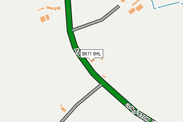 SK11 9HL map - OS OpenMap – Local (Ordnance Survey)