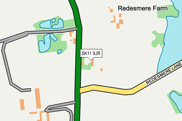 SK11 9JR map - OS OpenMap – Local (Ordnance Survey) SK11 9JR map - OS OpenMap – Local (Ordnance Survey)