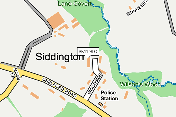 SK11 9LQ map - OS OpenMap – Local (Ordnance Survey)