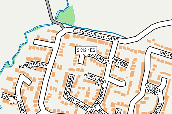 SK12 1ES map - OS OpenMap – Local (Ordnance Survey) SK12 1ES map - OS OpenMap – Local (Ordnance Survey)