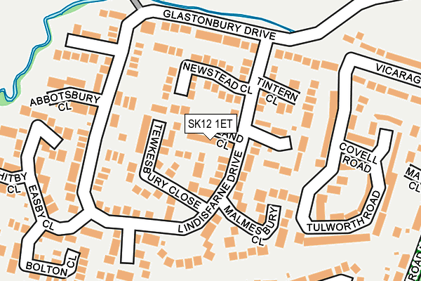 SK12 1ET map - OS OpenMap – Local (Ordnance Survey) SK12 1ET map - OS OpenMap – Local (Ordnance Survey)