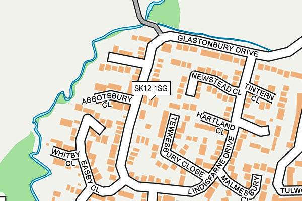 SK12 1SG map - OS OpenMap – Local (Ordnance Survey) SK12 1SG map - OS OpenMap – Local (Ordnance Survey)