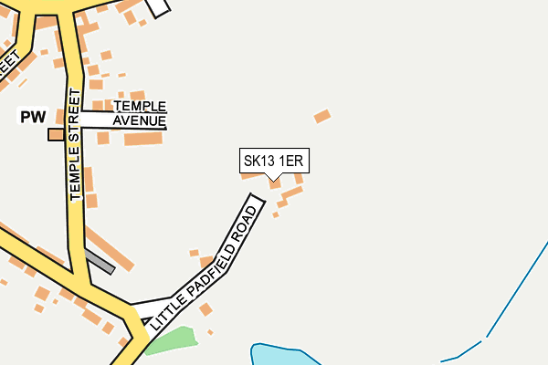 SK13 1ER map - OS OpenMap – Local (Ordnance Survey) SK13 1ER map - OS OpenMap – Local (Ordnance Survey)