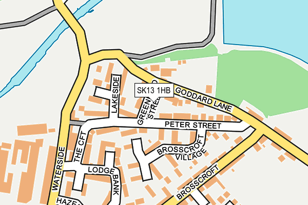 SK13 1HB map - OS OpenMap – Local (Ordnance Survey) SK13 1HB map - OS OpenMap – Local (Ordnance Survey)