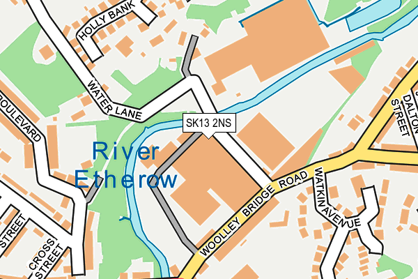 SK13 2NS map - OS OpenMap – Local (Ordnance Survey) SK13 2NS map - OS OpenMap – Local (Ordnance Survey)