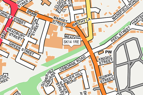 SK14 1RE map - OS OpenMap – Local (Ordnance Survey) SK14 1RE map - OS OpenMap – Local (Ordnance Survey)