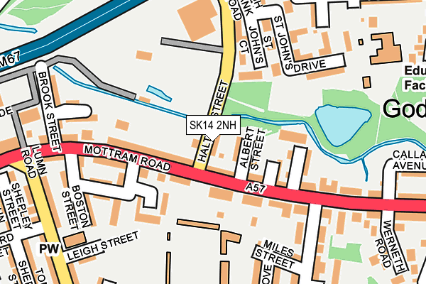 SK14 2NH map - OS OpenMap – Local (Ordnance Survey) SK14 2NH map - OS OpenMap – Local (Ordnance Survey)