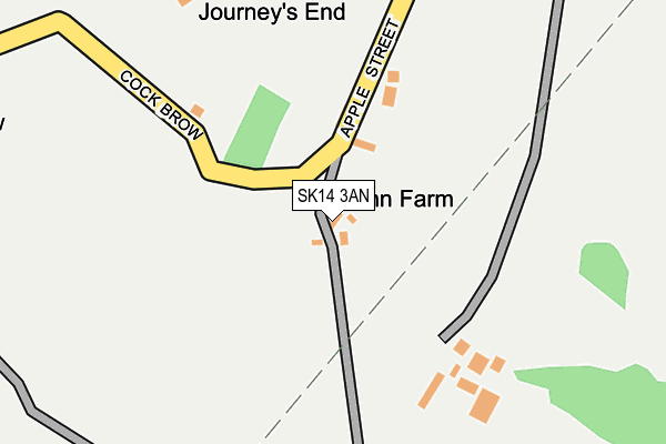 SK14 3AN map - OS OpenMap – Local (Ordnance Survey) SK14 3AN map - OS OpenMap – Local (Ordnance Survey)