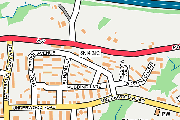 SK14 3JQ map - OS OpenMap – Local (Ordnance Survey) SK14 3JQ map - OS OpenMap – Local (Ordnance Survey)