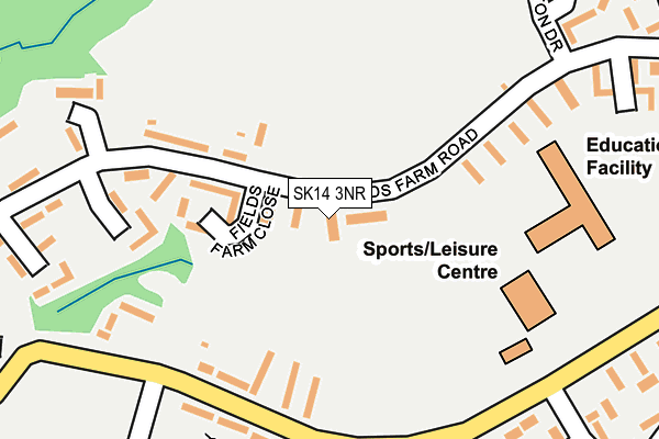 SK14 3NR map - OS OpenMap – Local (Ordnance Survey) SK14 3NR map - OS OpenMap – Local (Ordnance Survey)