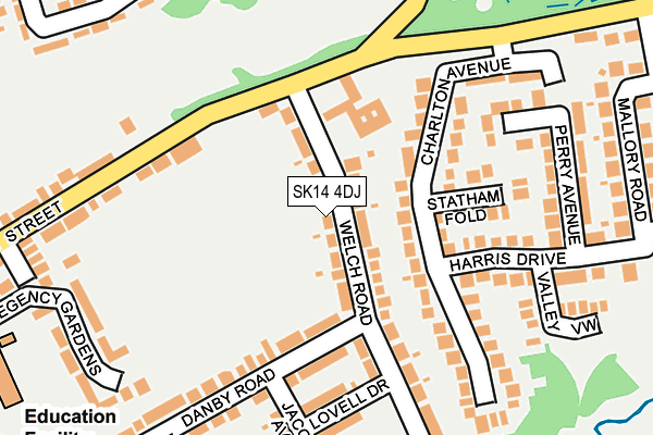 SK14 4DJ map - OS OpenMap – Local (Ordnance Survey) SK14 4DJ map - OS OpenMap – Local (Ordnance Survey)