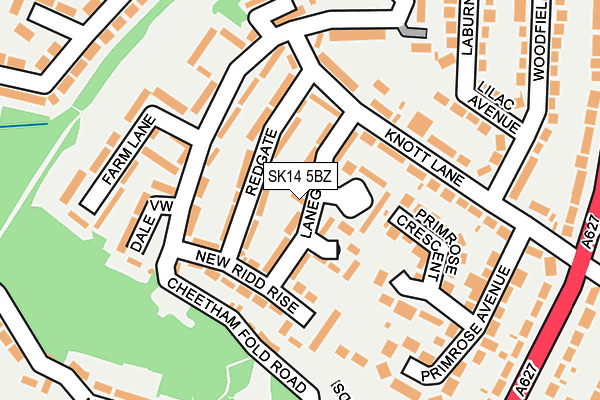 SK14 5BZ map - OS OpenMap – Local (Ordnance Survey) SK14 5BZ map - OS OpenMap – Local (Ordnance Survey)